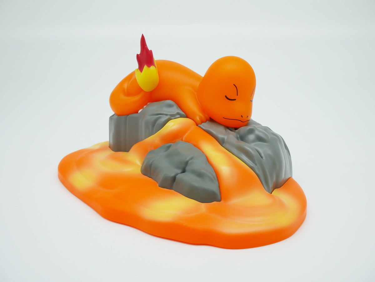 Scène lumineuse Pokémon Salamèche endormi