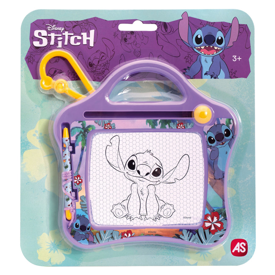 Ardoise magique Stitch Disney avec stylet attaché et poignée de transport