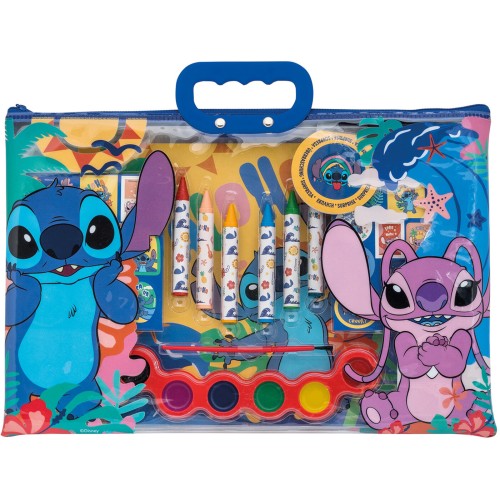 Pochette transparente de dessin Stitch – Disney Lilo & Stitch